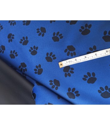 PS77 Paw Print PU Coated Polyester